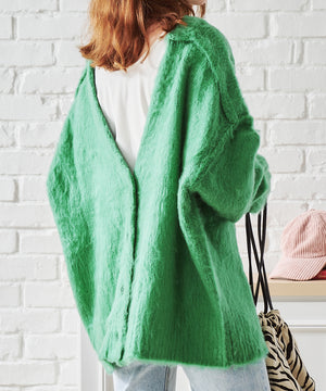 Vネックシャギー2WAYカーディガン/AC1461