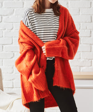 Vネックシャギー2WAYカーディガン/AC1461