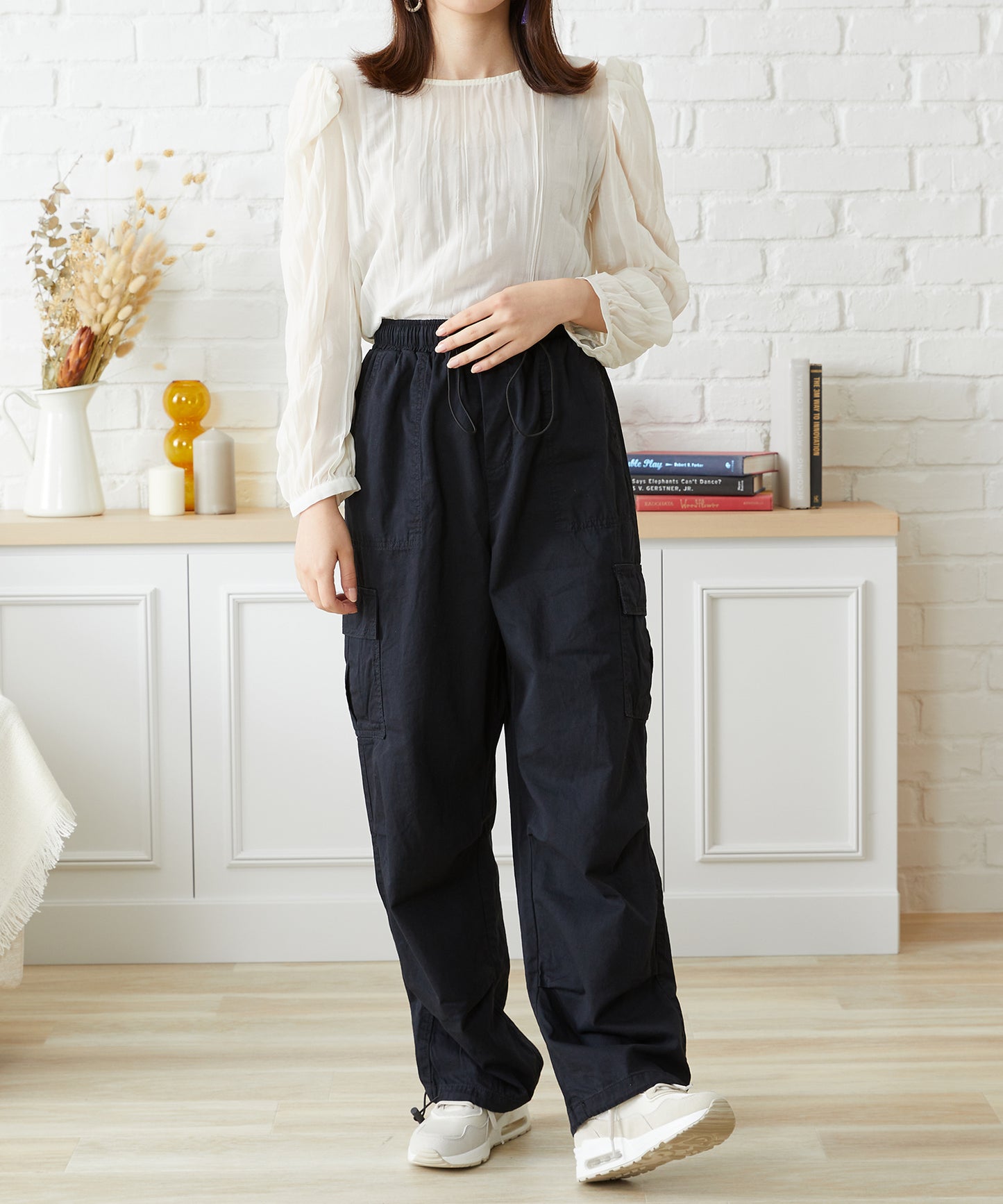 スピンドルストッパー付きベイカーカーゴパンツ/AC1475