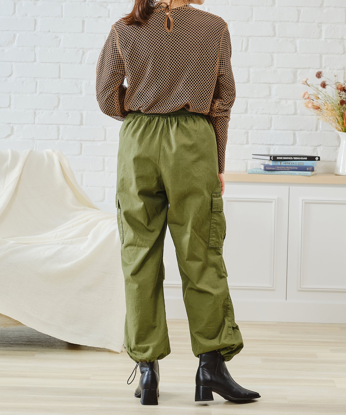 スピンドルストッパー付きベイカーカーゴパンツ/AC1475