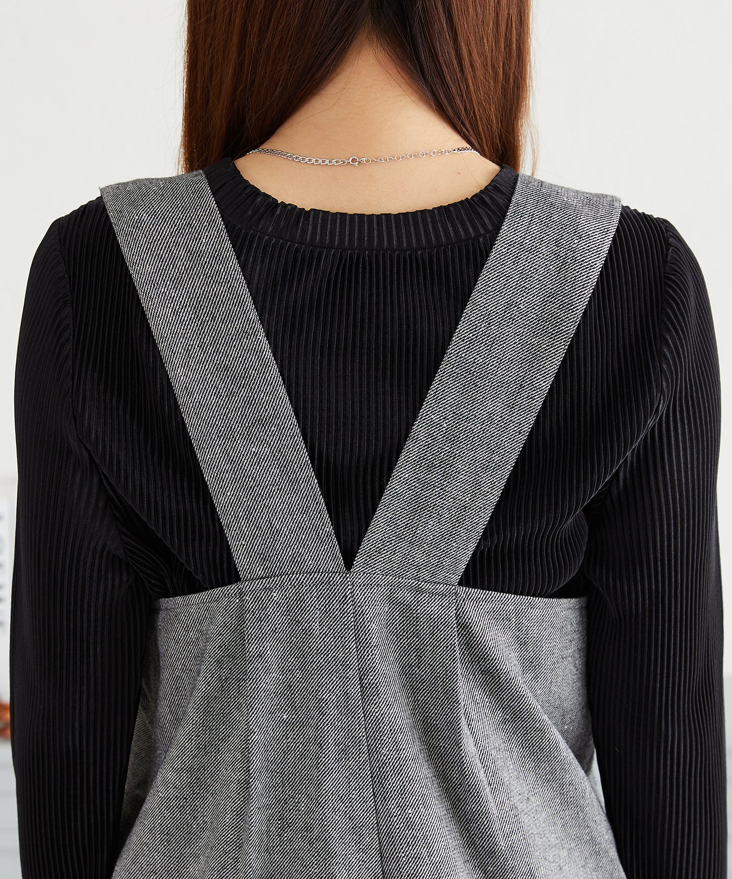 ツイードサロペット/AC3314