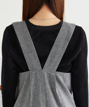 ツイードサロペット/AC3314