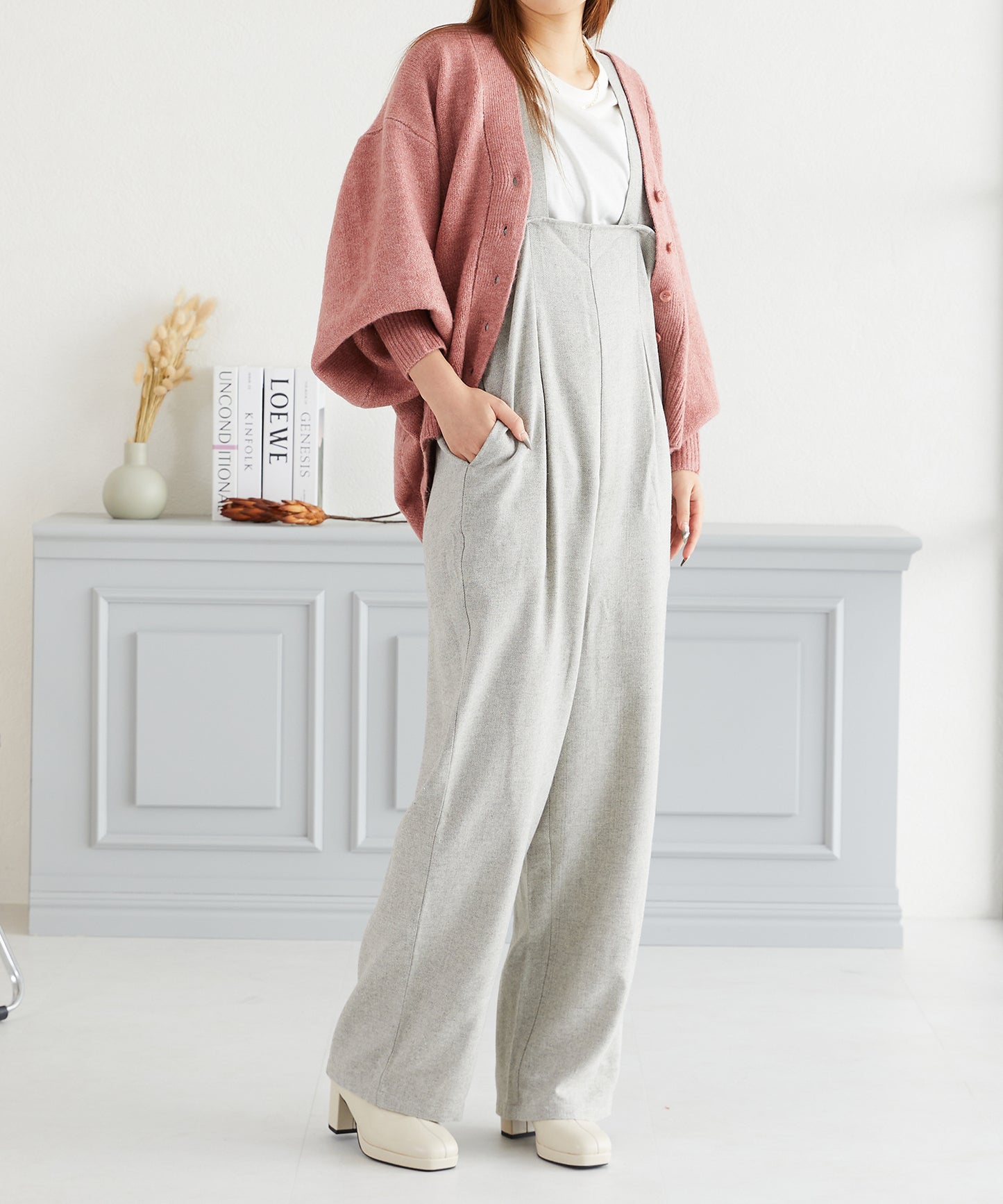 ツイードサロペット/AC3314