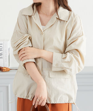 ドローコードライトシャツブルゾン/AC3315