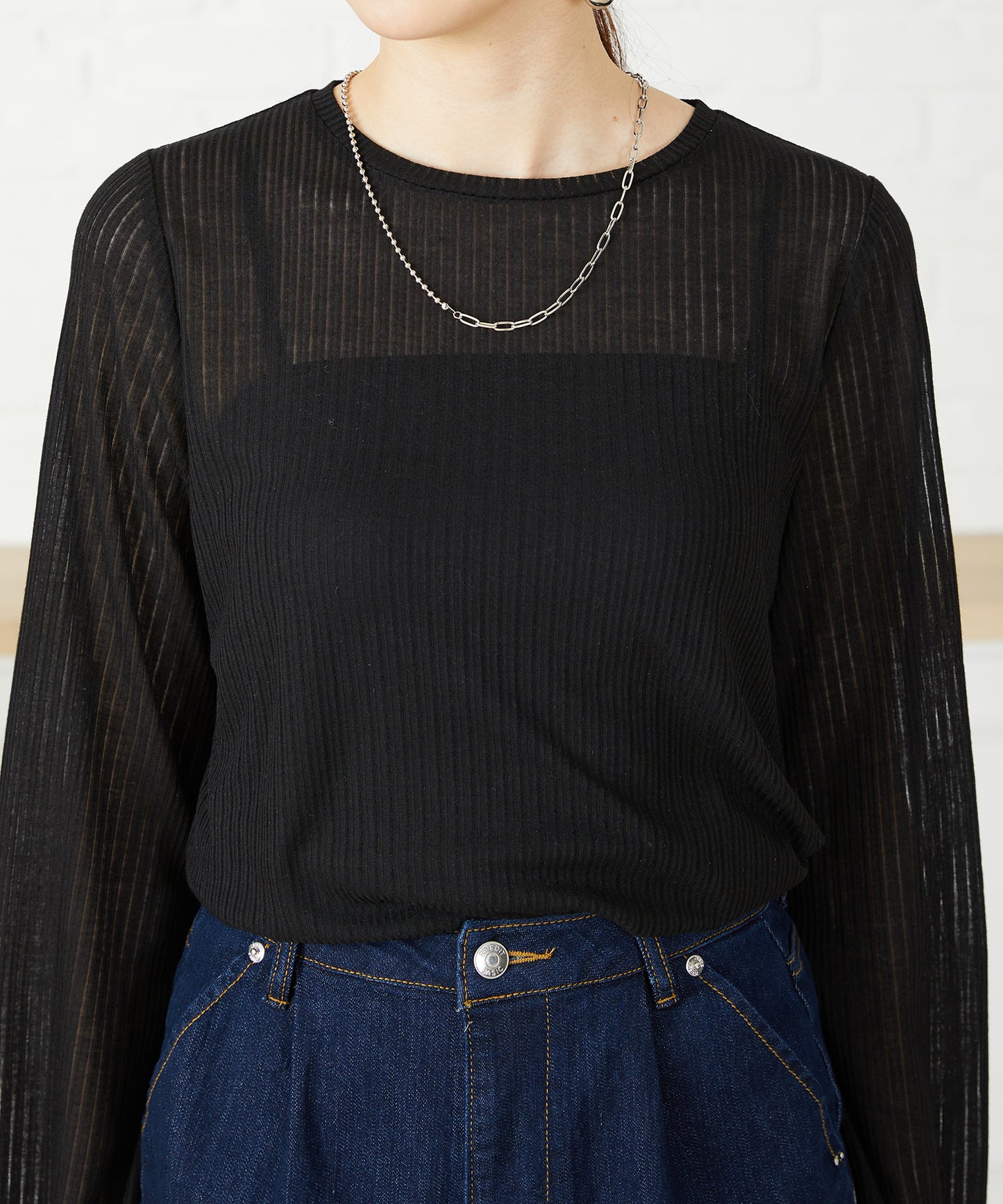 シアーテレコカットソー/AC3405