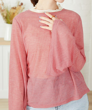 シアーテレコカットソー/AC3405