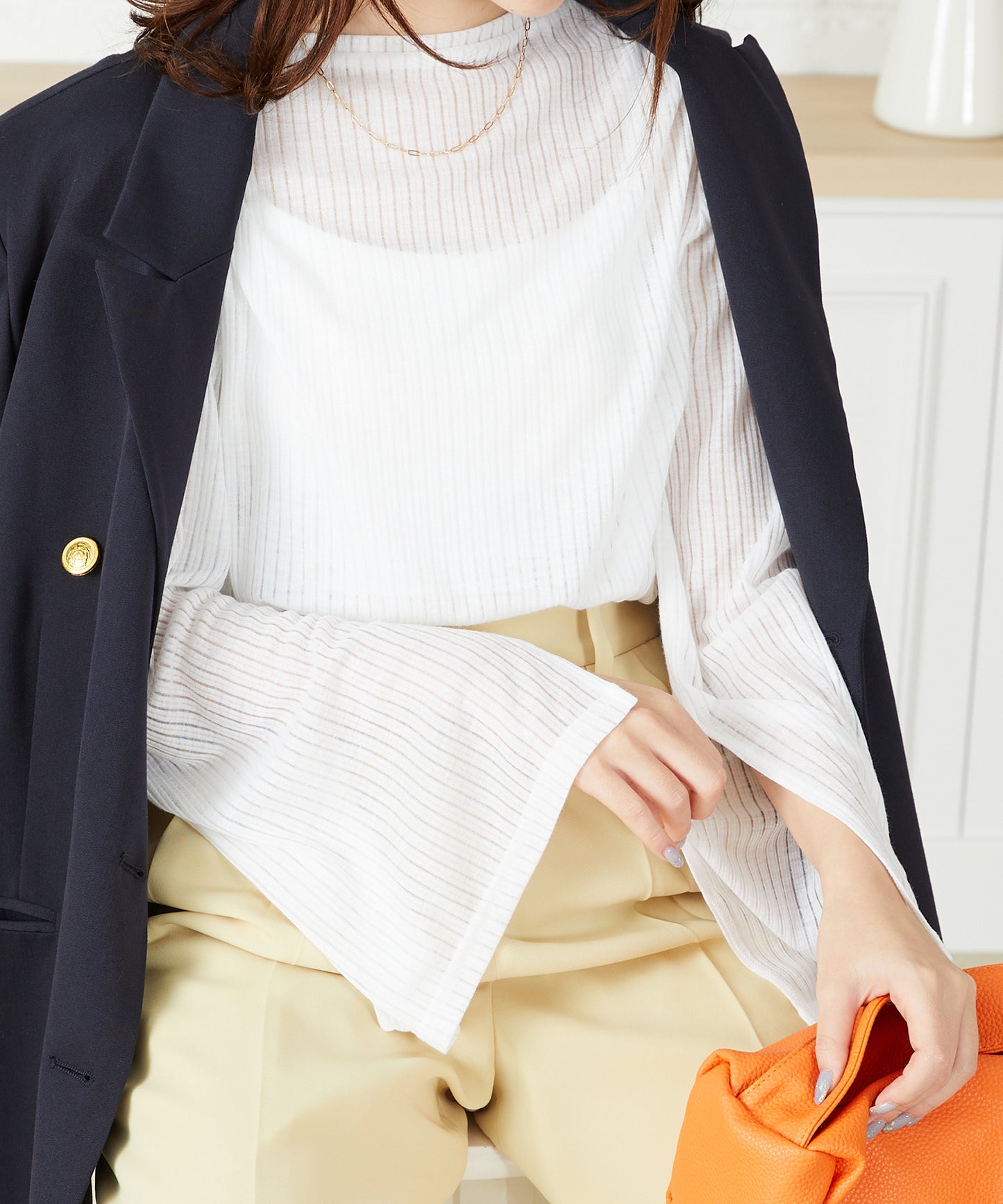 シアーテレコカットソー/AC3405