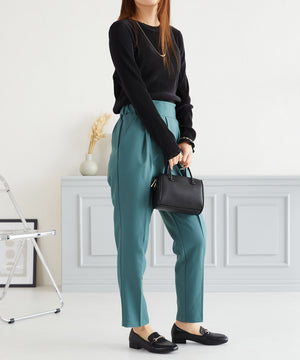 プリーツクルー長袖トップス/AC3423