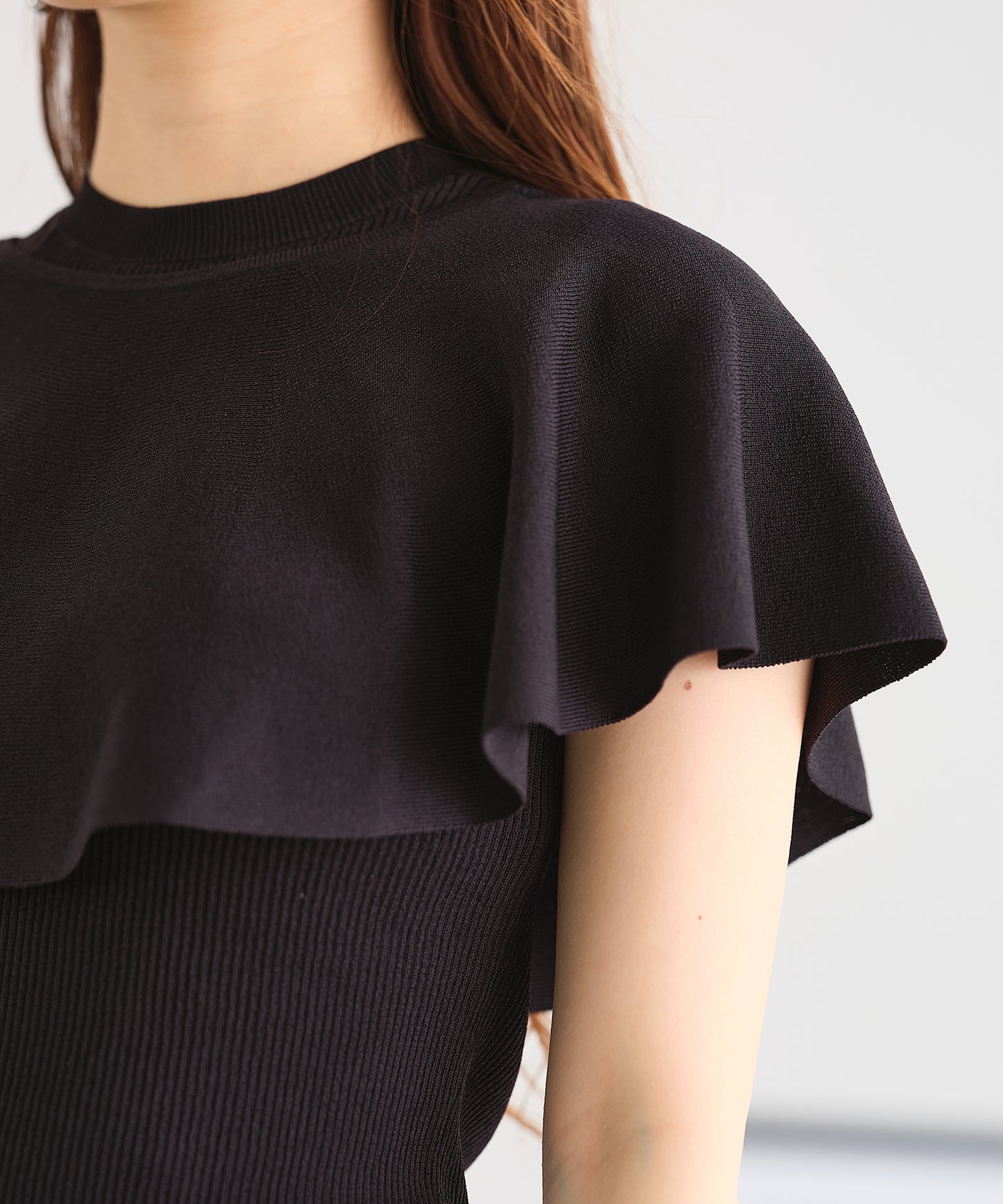 マルチWAYケープ付きニットプルオーバー/AC3510