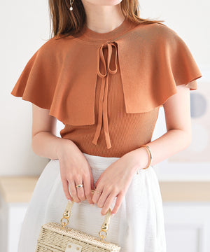 マルチWAYケープ付きニットプルオーバー/AC3510