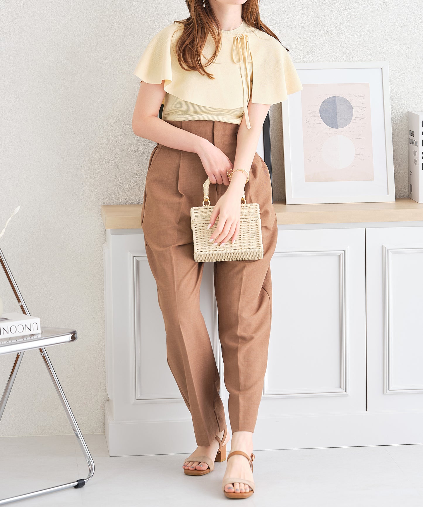 マルチWAYケープ付きニットプルオーバー/AC3510