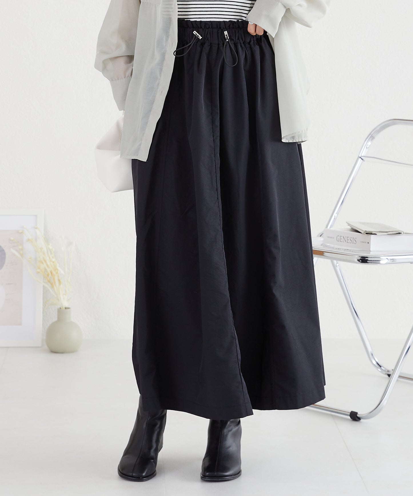 ドローコードAラインフレアスカート/AC3513