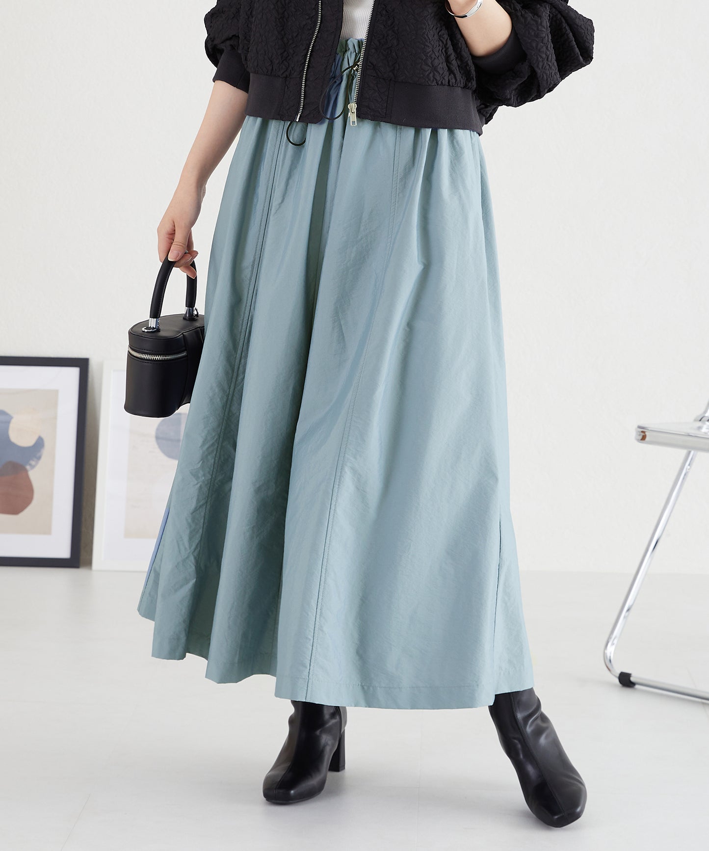 ドローコードAラインフレアスカート/AC3513