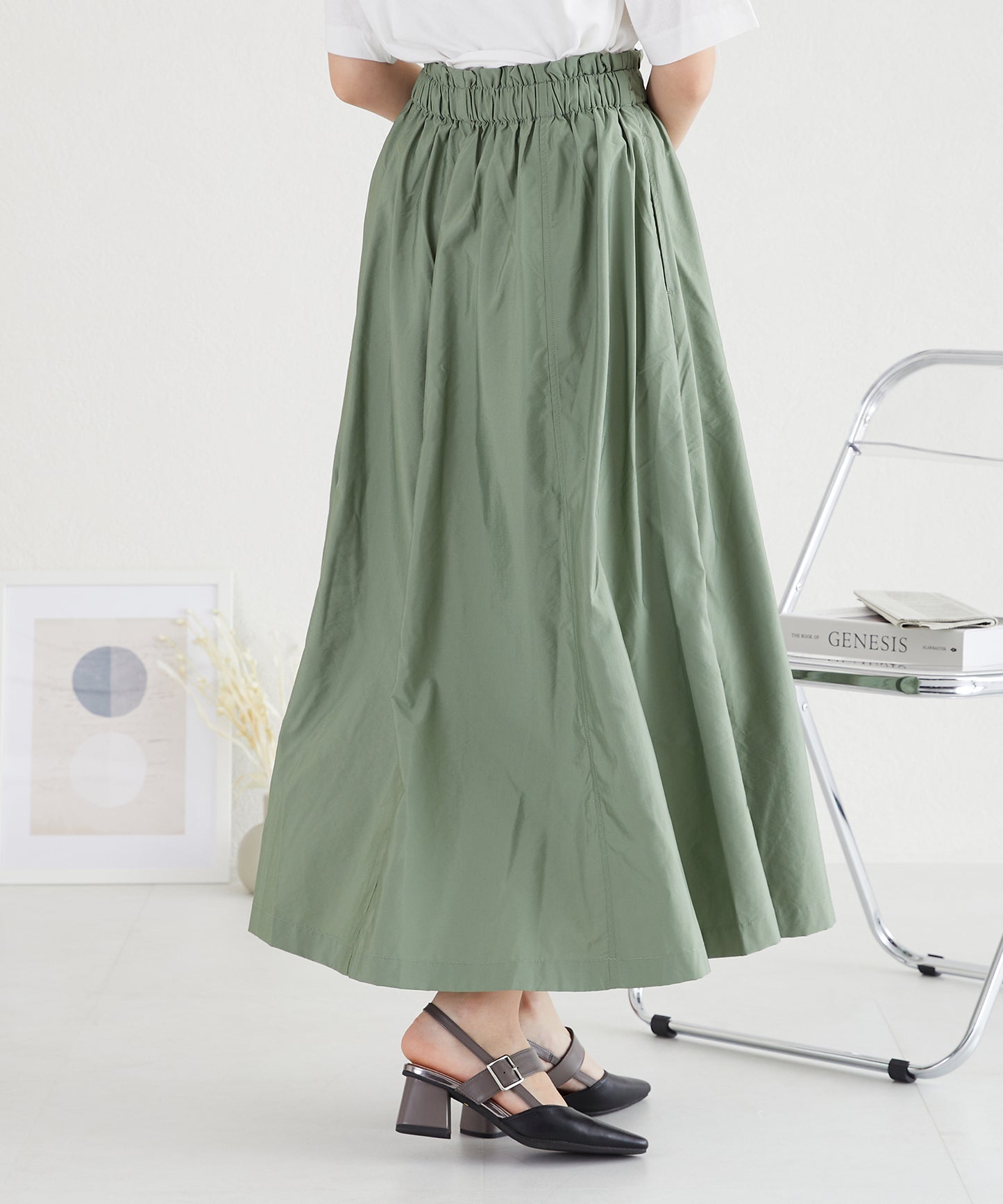 ドローコードAラインフレアスカート/AC3513