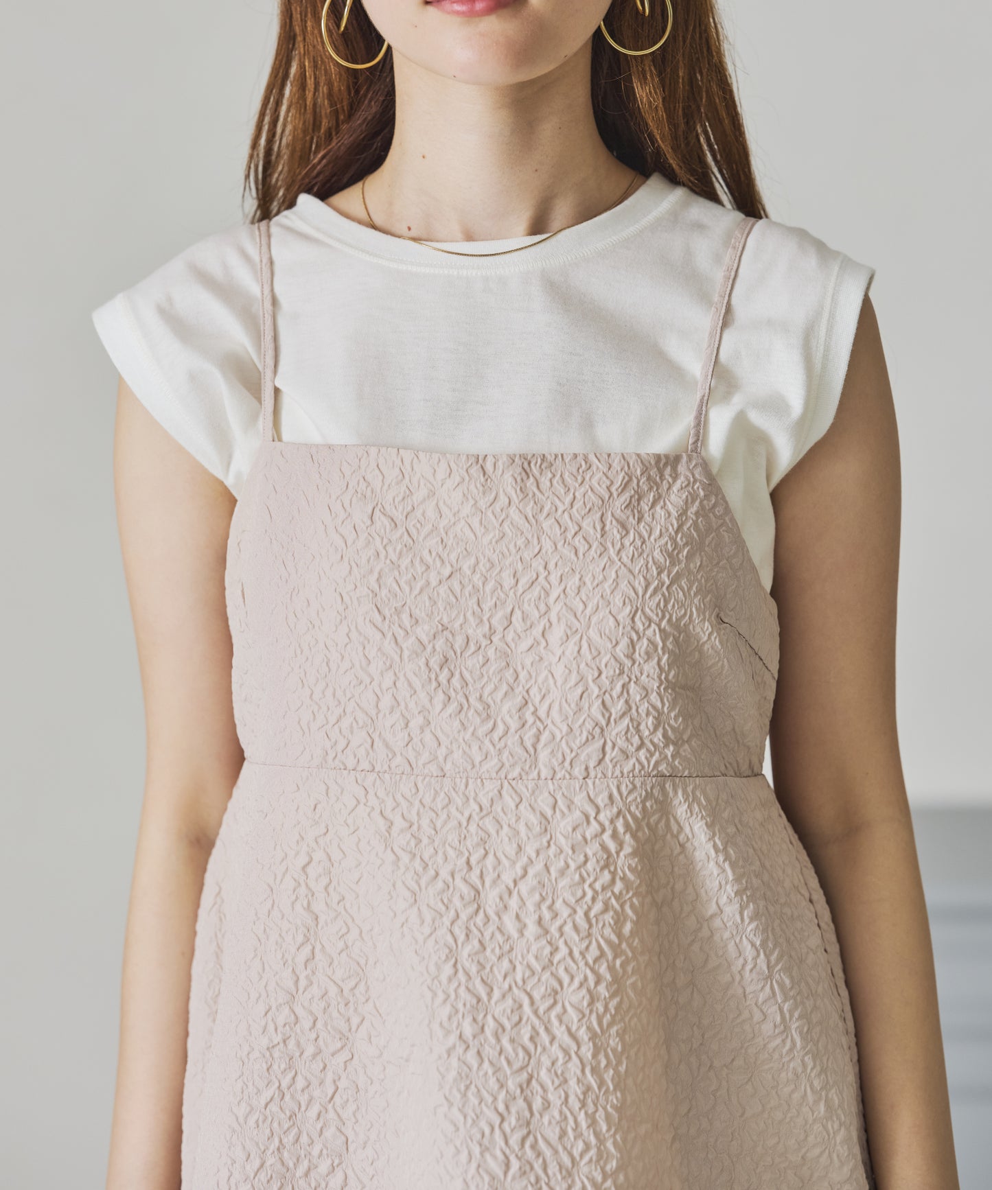 ジャガードキャミチュニック