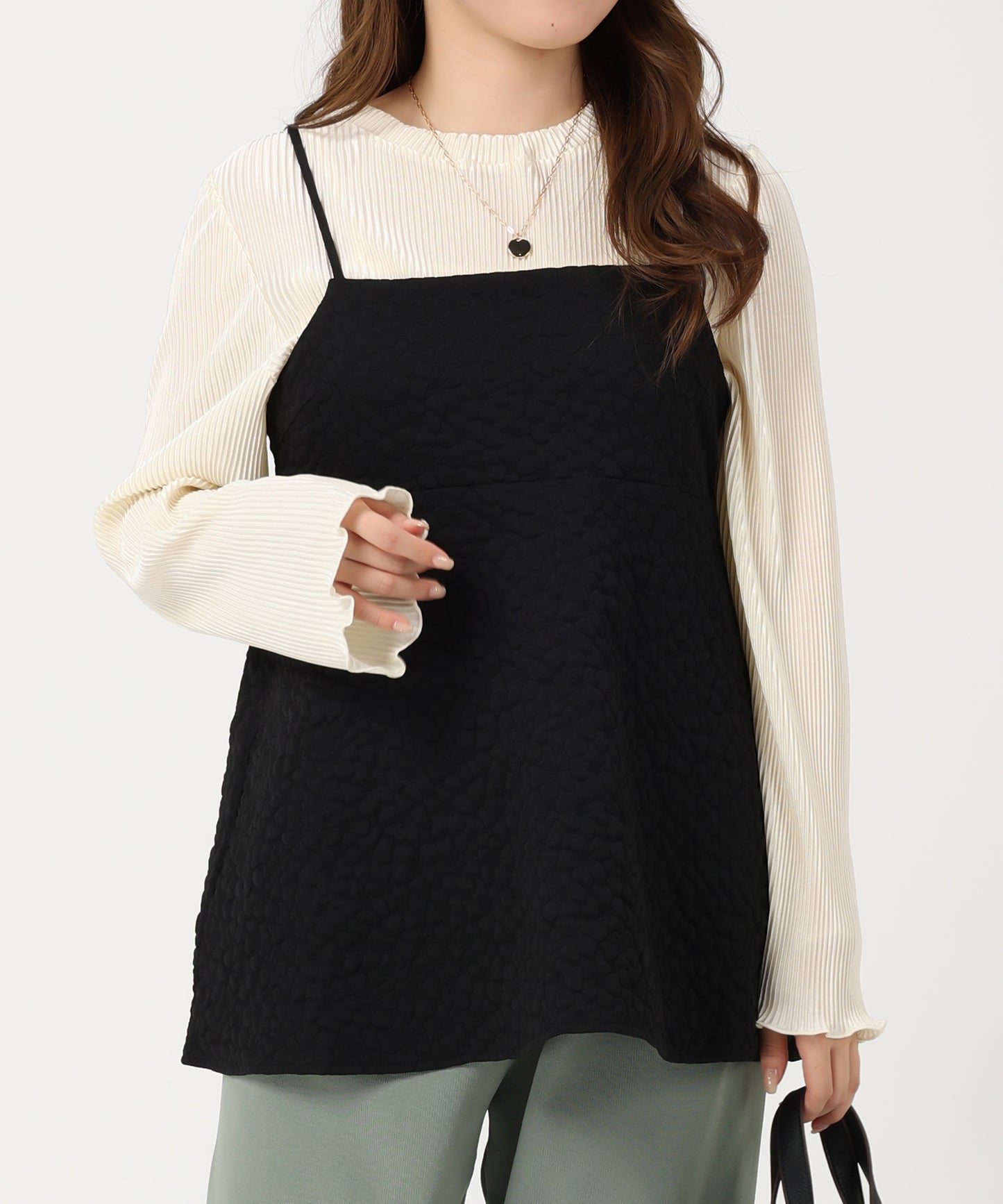 ジャガードキャミチュニック