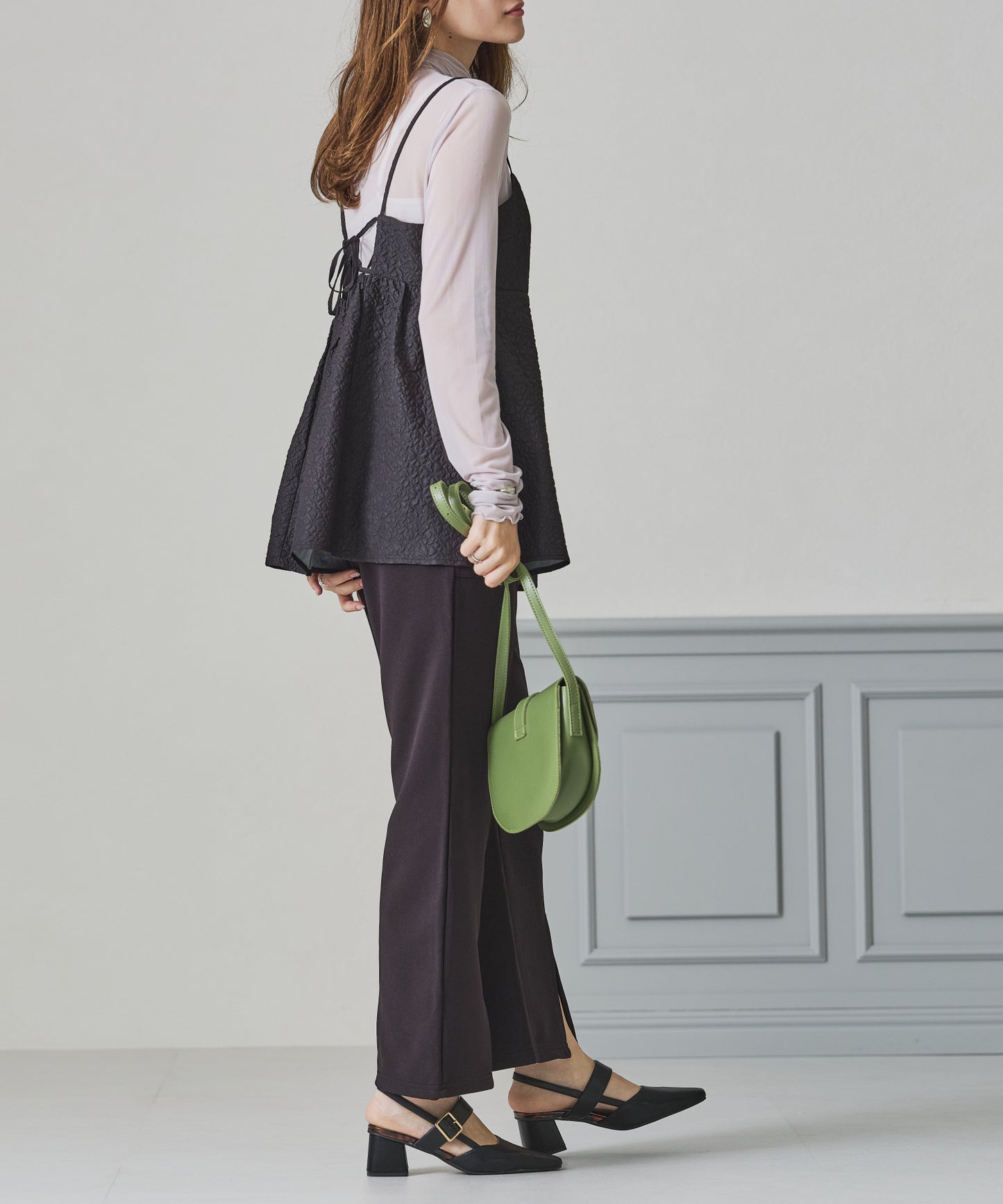 ジャガードキャミチュニック