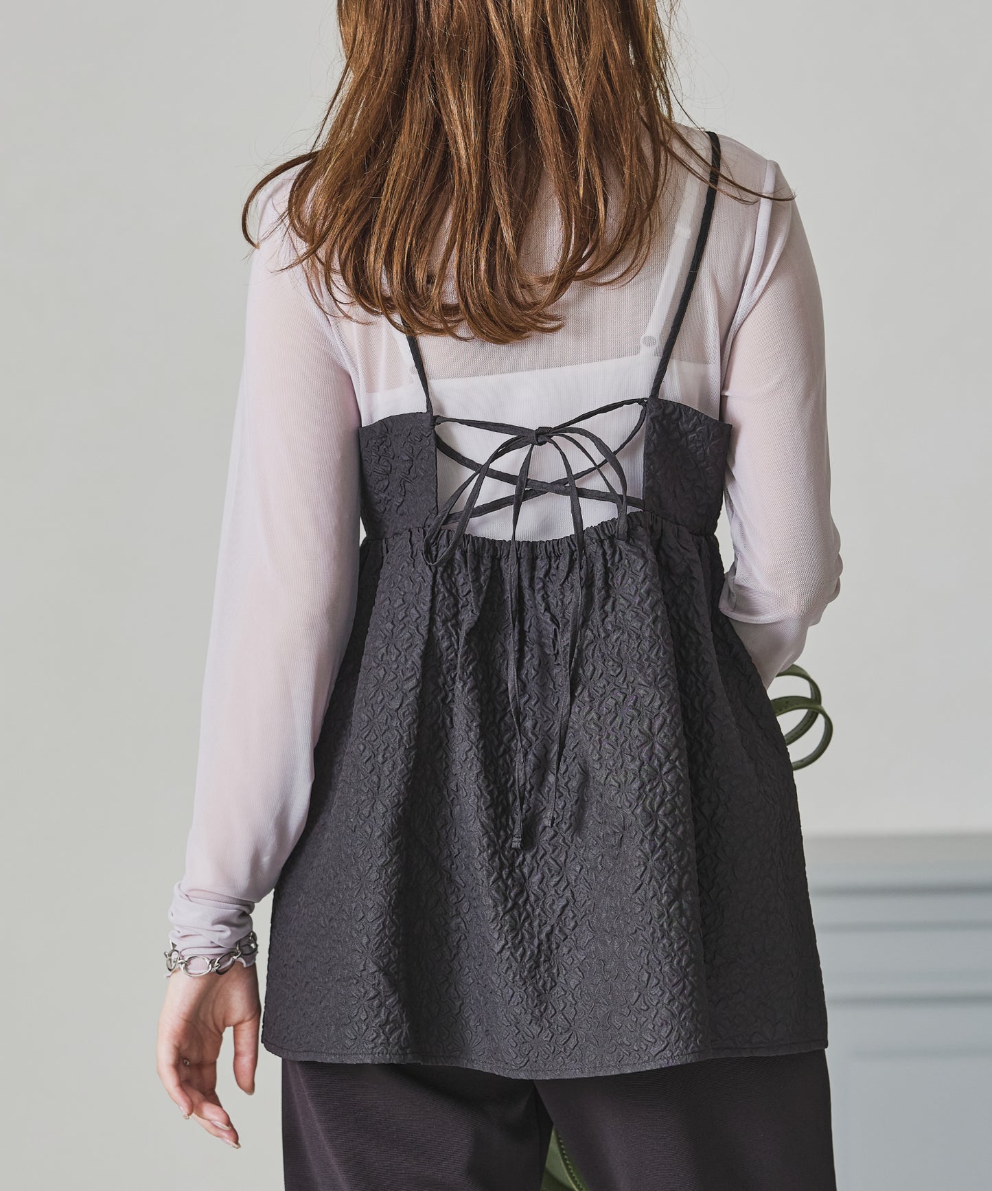 ジャガードキャミチュニック