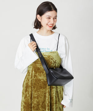 ソフトフェイクレザーショルダーバッグ/BA-204