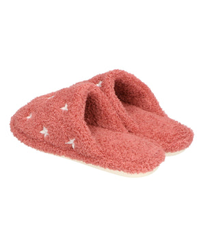 バイカラー星柄刺繍ルームシューズ/G0007