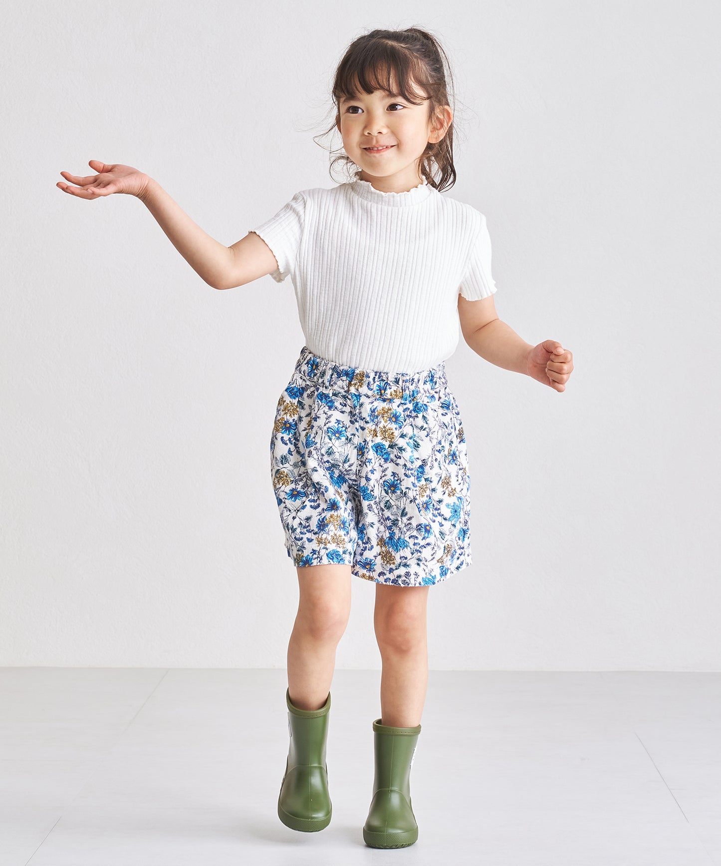 【KIDS/WEB限定】ミドル丈レインブーツ/K-201