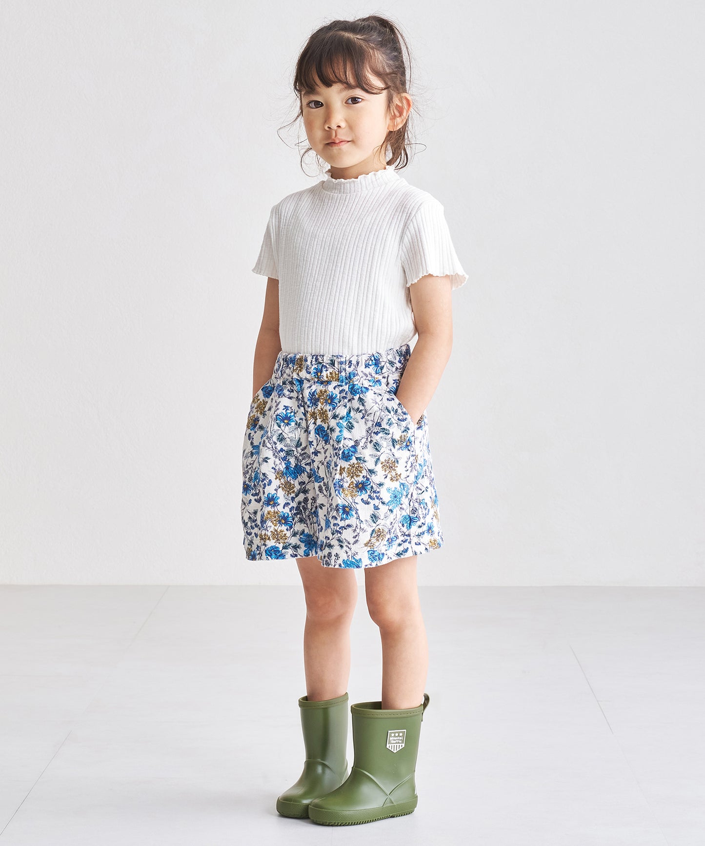 【KIDS/WEB限定】ミドル丈レインブーツ/K-201