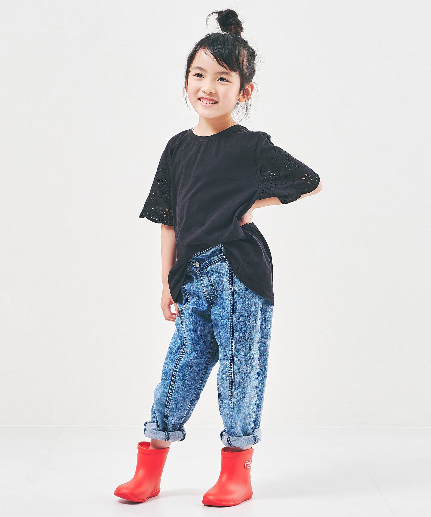 【KIDS/WEB限定】ショート丈レインブーツ/K-202