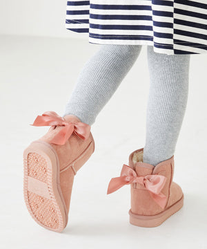 バックリボンムートンブーツ/K-242