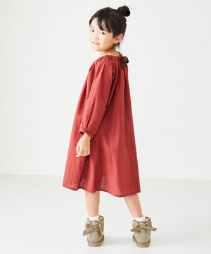 バックリボンムートンブーツ/K-242