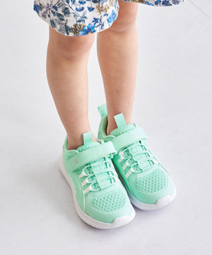 【KIDS】ベルト×ゴム紐メッシュスニーカー/K-452