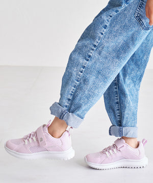 【KIDS】ベルト×ゴム紐メッシュスニーカー/K-452