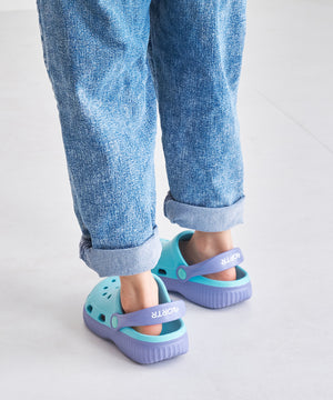 【KIDS/WEB限定】バイカラークロッグサンダル/K-453