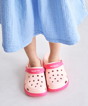 【KIDS/WEB限定】バイカラークロッグサンダル/K-453