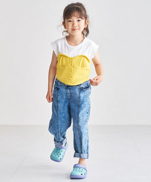 【KIDS/WEB限定】バイカラークロッグサンダル/K-453