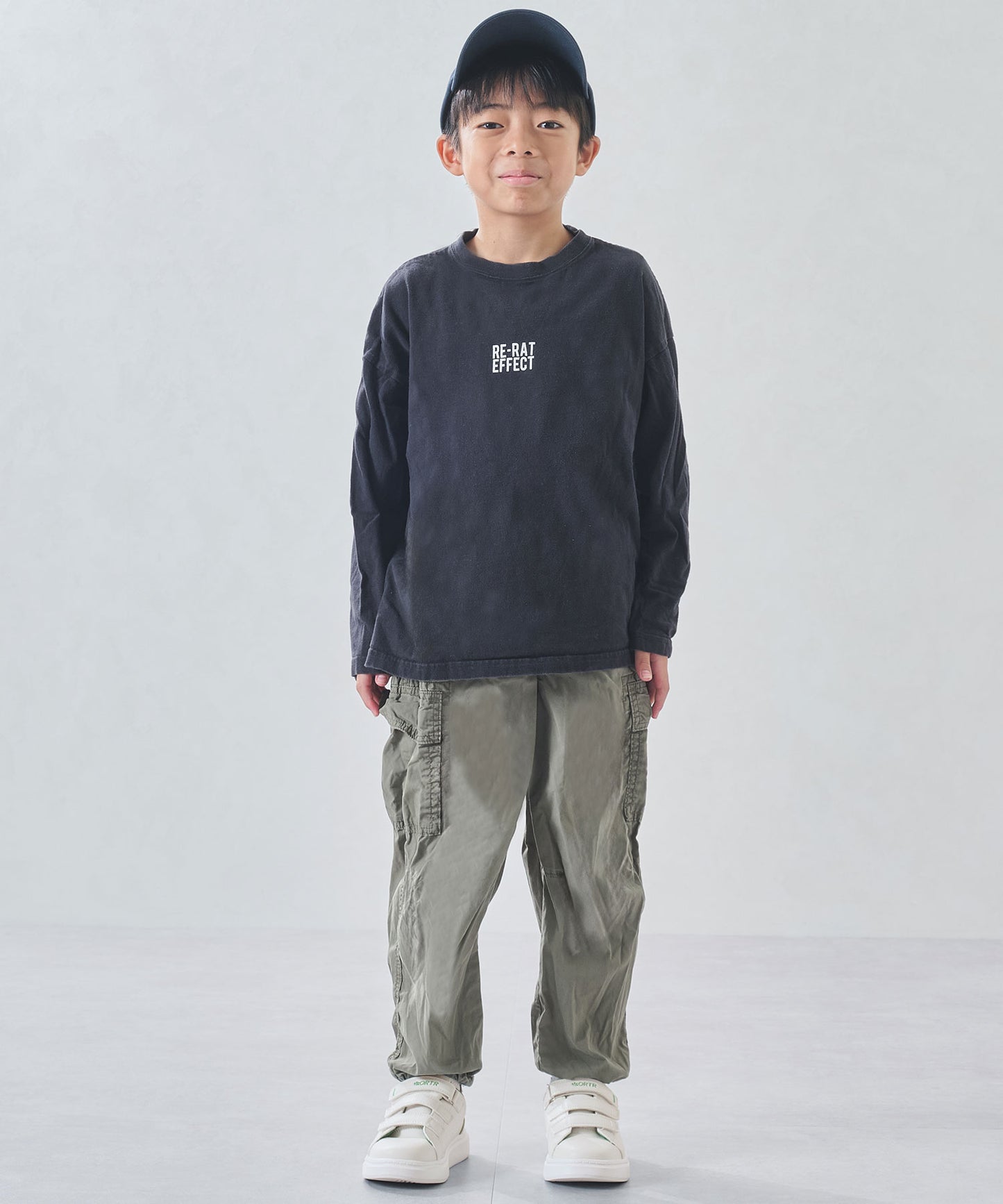 【KIDS】スリーベルトコートソールスニーカー/K-503