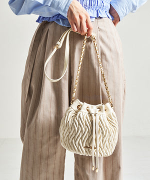 キルティング巾着バッグ/MM358004