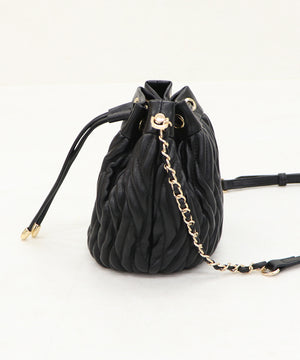 キルティング巾着バッグ/MM358004