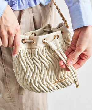 キルティング巾着バッグ/MM358004