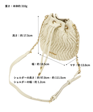 キルティング巾着バッグ/MM358004