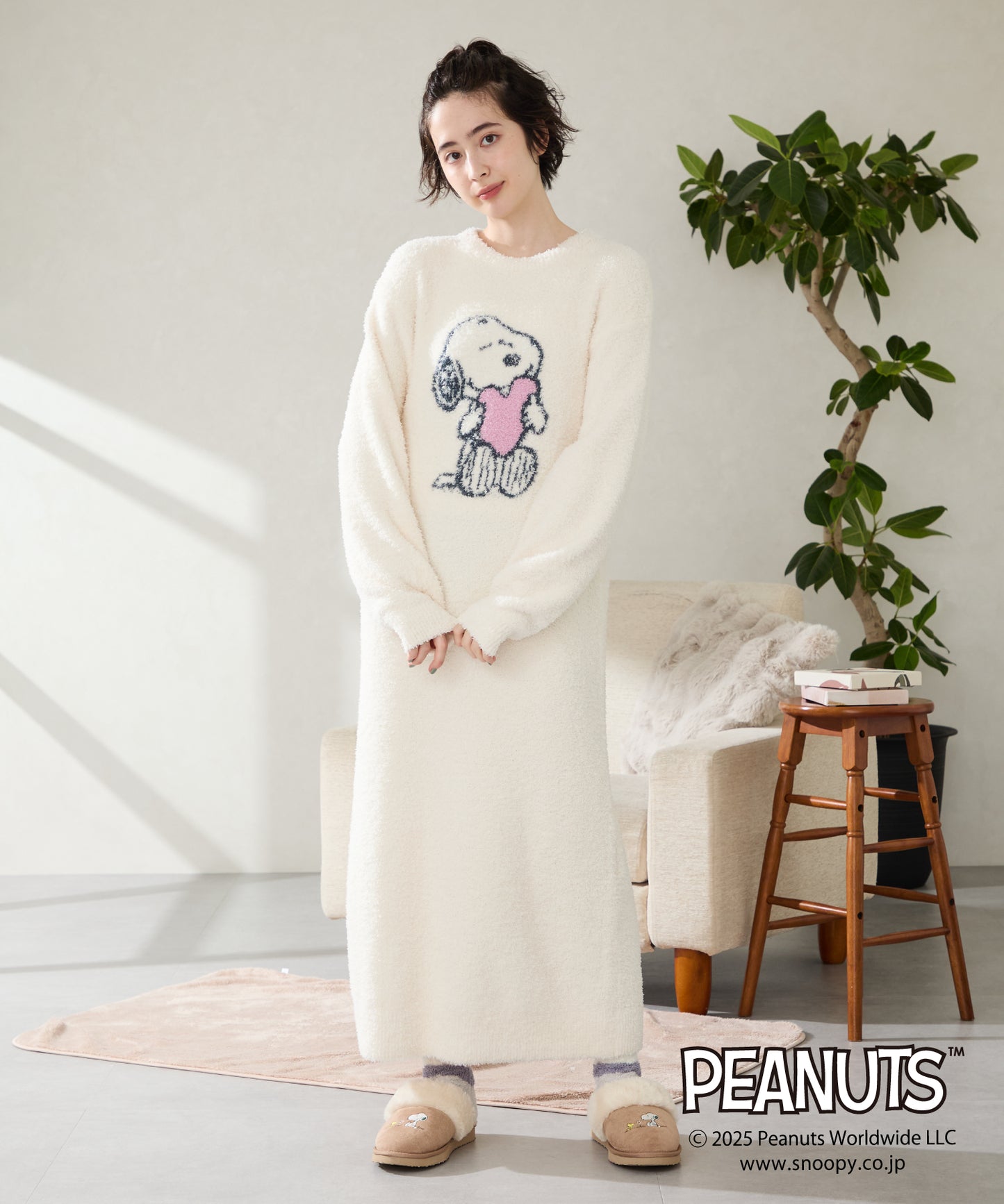 PEANUTSデザインルームウェアワンピース/MM548901