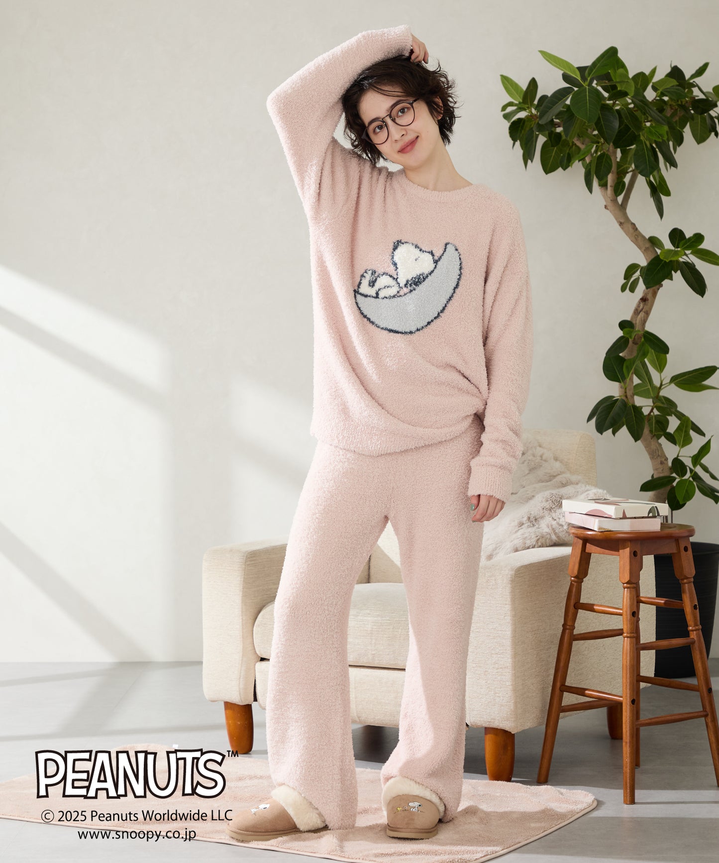 PEANUTSデザインルームウェアパンツ/MM548903