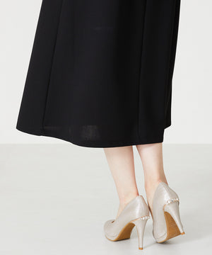 ベルト付きパフスリーブワンピース/MO33O04【結婚式/オケージョン/パーティー】