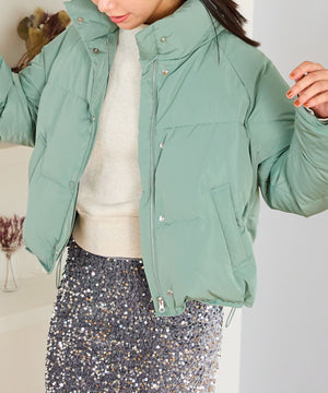 スタンドネックショートダウンジャケット/MO43D02