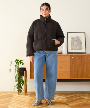 スタンドネックショートダウンジャケット/MO43D02