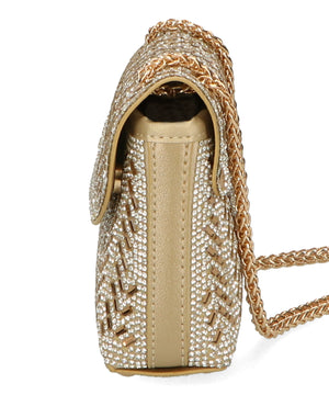 ラインストーンチェーンバッグ/MOB002【結婚式/オケージョン/パーティー】