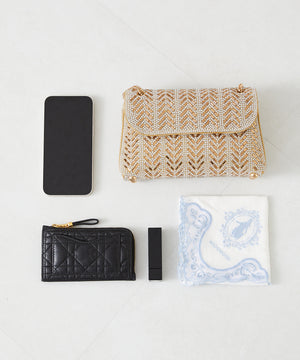 ラインストーンチェーンバッグ/MOB002【結婚式/オケージョン/パーティー】