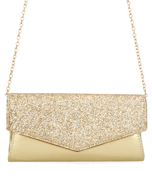 グリッタークラッチバッグ/MOB003【結婚式/オケージョン/パーティー】