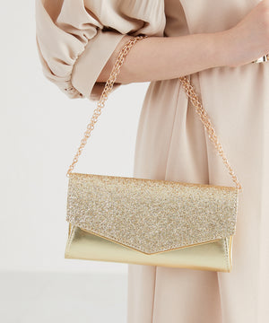 グリッタークラッチバッグ/MOB003【結婚式/オケージョン/パーティー】