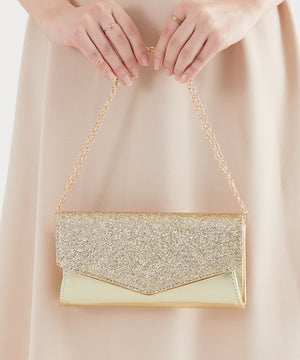 グリッタークラッチバッグ/MOB003【結婚式/オケージョン/パーティー】