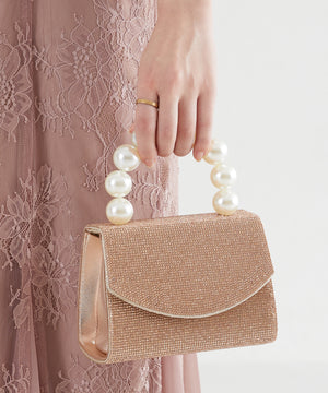 パールハンドルミニバッグ/MOB006【結婚式/オケージョン/パーティー】